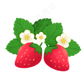 草莓卡通素材下载