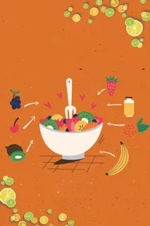 美食料理水果拼盘 美食料理水果拼盘