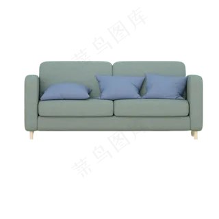 卡通棕色沙发PNG下载,免抠元素