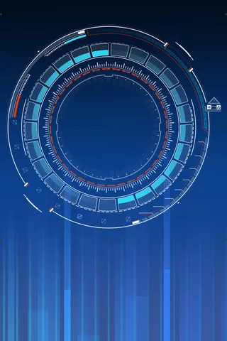 蓝色科技成就未来PSD素材