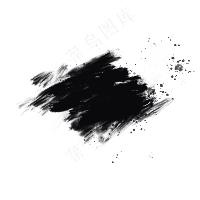 中国风水墨笔刷(2000X2000(DPI:300))psd模版下载