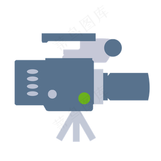 新闻直播摄影机图标