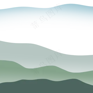 清明节水墨风山水