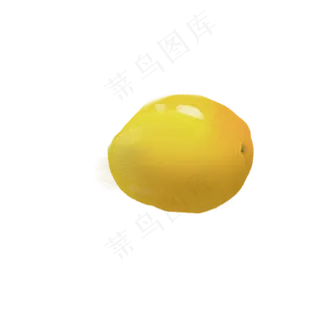 黄色的水果免抠图