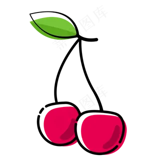红色樱桃水果