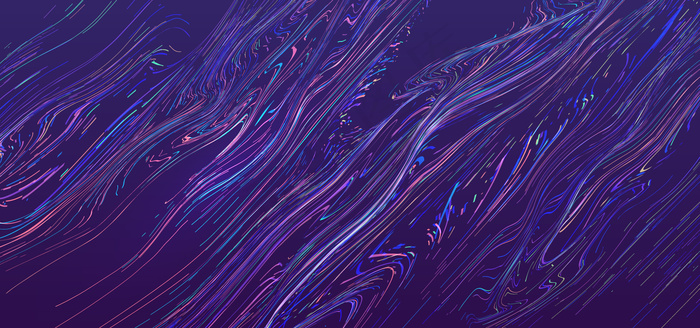 抽象科技多彩渐变曲线banner海报背景