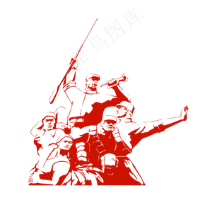 复古革命战士剪影