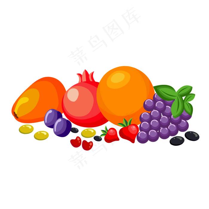 一堆水果,免抠元素