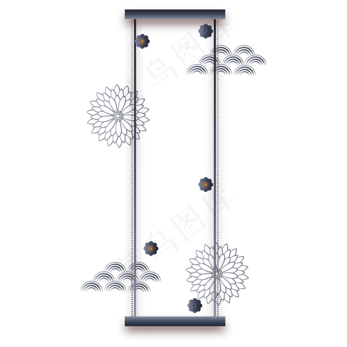 质感中国风边框(2000*2000px 300 dpi )ai矢量模版下载
