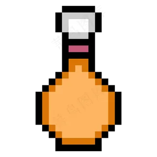像素风格保龄球瓶图标
