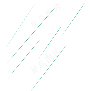 绿色激光射线,免抠元素
