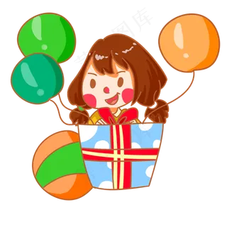 儿童节六一快乐手绘