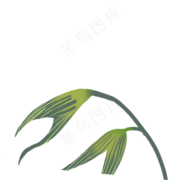 卡通植物绿叶下载(2000X2000(DPI:300))psd模版下载