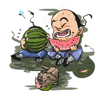 二十四节气夏至吃西瓜