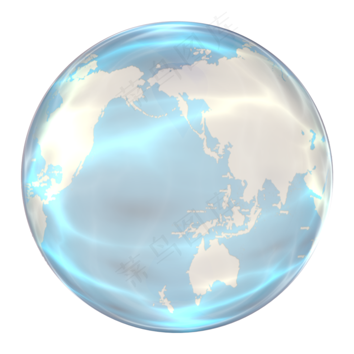 手绘地球地图免抠图(2000*2000px 300 dpi )psd模版下载