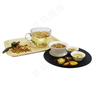 合欢花菊花花茶组合