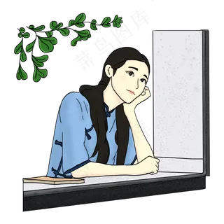 五四青年节小清新民国风女学生免