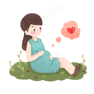 母亲节怀孕的妈妈