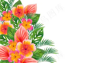 艺术水彩背景风格