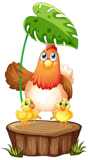 农场主题背景与农场动物