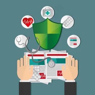 保险服务相关图标图像