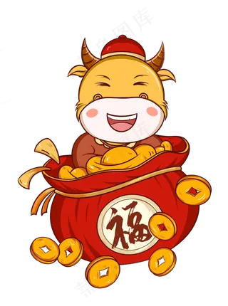 2021春节红色喜庆恭喜发财