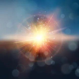 真实模糊背景。带有散焦灯光的抽象日落。天空中的日落。 真实模糊背景。带有散焦灯光的抽象日落。天空中的日落。