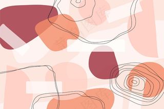 抽象粉彩背景概念