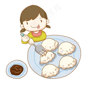 立冬小女孩饺子 