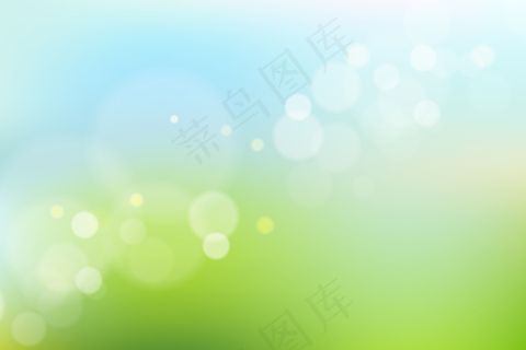 具有(bokeh)散景效果的蓝绿色渐变背景