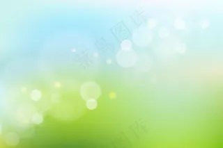 具有(bokeh)散景效果的蓝绿色渐变背景