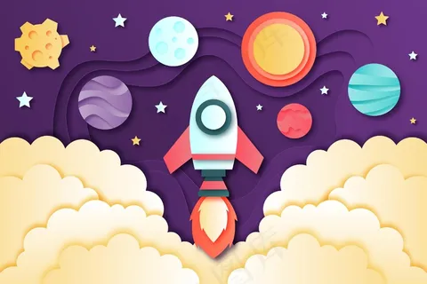 纸质银河背景 纸质银河背景