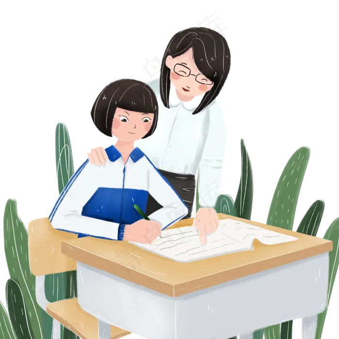 教师节老师指导学习(3000X3000(DPI:300))psd模版下载