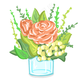 教师节小装饰花瓶