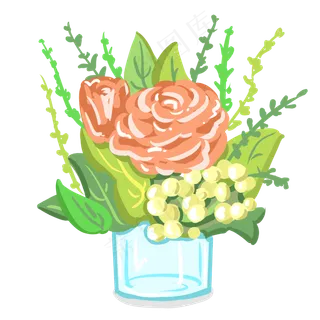 教师节小装饰花瓶