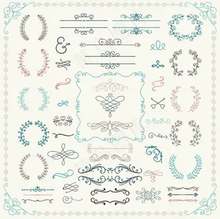 花纹 底纹 边框 