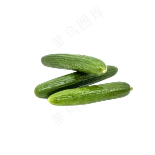 三根黄瓜蔬菜
