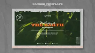 拯救自然水平横幅banner