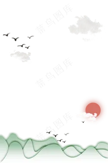 淡雅中国风重阳节装饰 淡雅中国风重阳节装饰