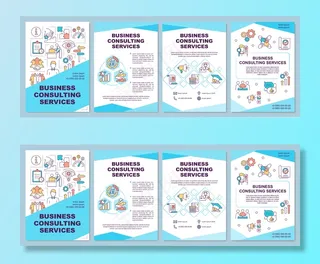 商务咨询服务手册模板。