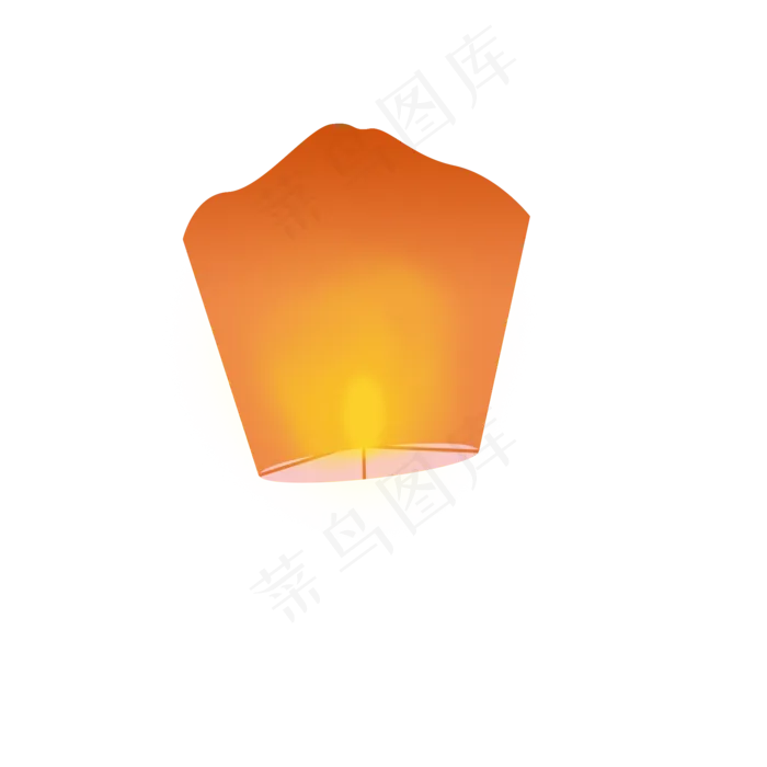 中元节孔明灯装饰(2000X2000(DPI:300))psd模版下载