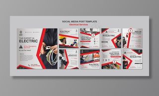 电子服务社交媒体帖子