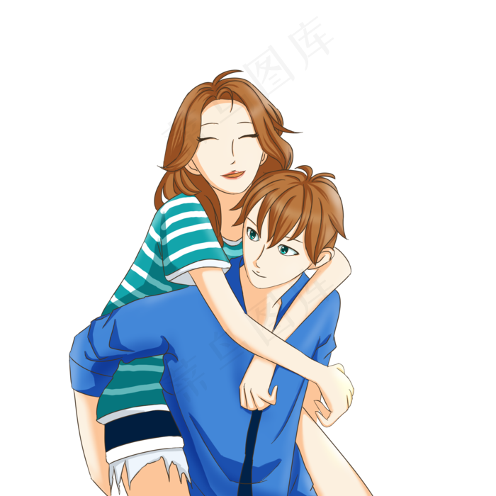 七夕情人节爱情情侣有情人终成眷