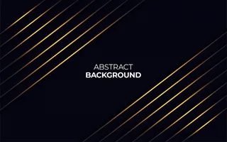深色背景上的抽象金光线