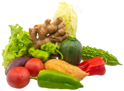 西红柿和生姜蔬菜