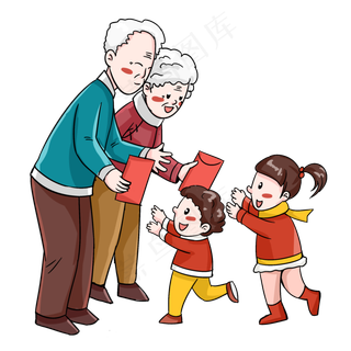 新年拜年压岁钱发红包