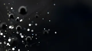 奇妙，抽象，黑色，太空背景。3d渲染。