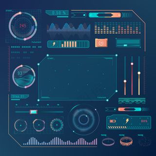 速度技术界面设计元素