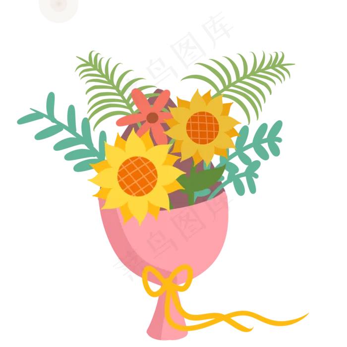 感恩老师花束(2000X2000(DPI:300))psd模版下载