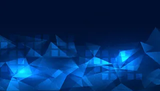 发光蓝色数字低多边形背景设计